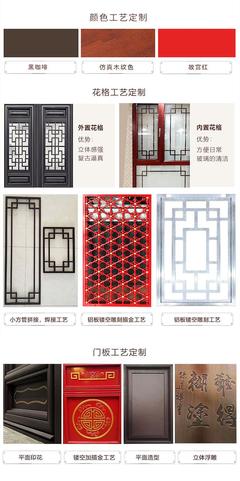 廬陽區(qū) 庭院高檔中式仿古門實力廠家